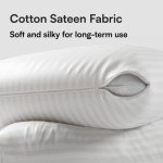 4 Standard Size Pillow Protectors with Zippers