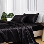 Silky Satin Queen Sheet Set with Deep Pockets