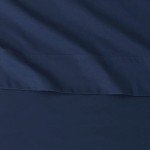 Soft Microfiber 4-Piece Bed Sheet Set - Navy Blue