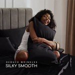 Silky Satin Queen Sheet Set with Deep Pockets