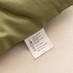 Olive Green Boho Queen Comforter Set, 3 Pieces