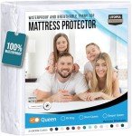 Queen Waterproof Mattress Protector - Terry Cover
