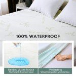 Queen Size Waterproof Mattress Protector with Cooling Fabric