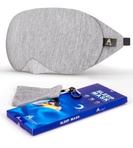 Mavogel Cotton Sleep Mask - Soft Light Blocking Eye Mask