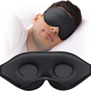 3D Contoured Sleep Mask for Side Sleepers
