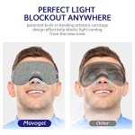 Mavogel Cotton Sleep Mask - Soft Light Blocking Eye Mask