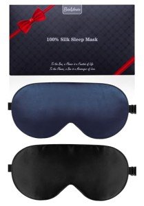 Silk Sleep Masks 2-Pack – Adjustable Light Blockers