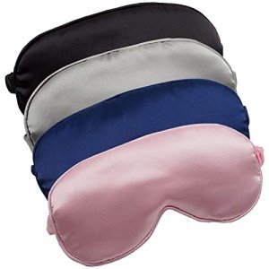 Silky Soft Sleep Masks - 4 Pack Set