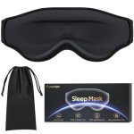 Comfort 3D Eye Mask for Better Sleep Black