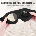 3D Sleep Mask for Side Sleepers – Total Light Block