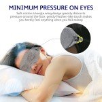 Mavogel Cotton Sleep Mask - Soft Light Blocking Eye Mask