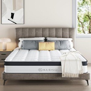 Queen Size 12" Mattress with Memory Foam & Springs