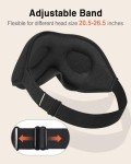 3D Contoured Sleep Mask for Side Sleepers