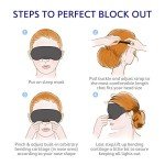 Mavogel Cotton Sleep Mask - Soft Light Blocking Eye Mask