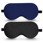 Silk Sleep Masks 2-Pack – Adjustable Light Blockers