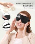 3-Pack Side Sleeper Blackout Sleep Masks