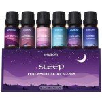 WUSEONY 6-Pack Sleep Essential Oil Blends