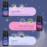 WUSEONY 6-Pack Sleep Essential Oil Blends