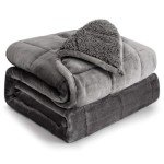 Cozy 15 lb Weighted Blanket in Grey