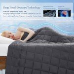 Topcee Cooling Weighted Blanket for Year-Round Comfort