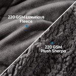 Cozy 15 lb Weighted Blanket in Grey