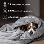 Bedsure King Size Plush Fleece Blanket - Grey