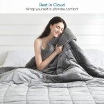 Cozy 15 lb Weighted Blanket in Grey
