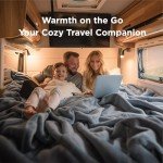 Bedsure King Size Plush Fleece Blanket - Grey