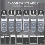 Cooling Weighted Blanket for Adults - 12lbs, Twin Size