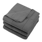 Cooling Weighted Blanket for Adults - 12lbs, Twin Size