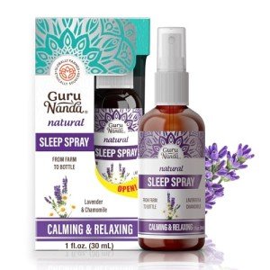 GuruNanda Sleep Spray - Relaxing Lavender & Chamomile Mist