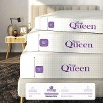 NapQueen 8-Inch Bamboo Charcoal Memory Foam Mattress