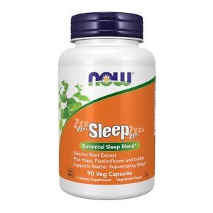 NOW Foods Sleep Support with Valerian, Hops, GABA