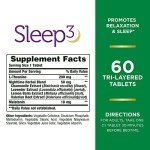 Nature's Bounty Sleep3 Maximum Strength Melatonin Tablets