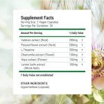 Luna Herbal Sleep Support Capsules with Chamomile