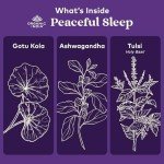 Organic India Peaceful Sleep Herbal Supplement - 90 Capsules