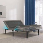 Vipbear Split King Adjustable Bed Base & Mattress