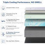 Vipbear Split King Adjustable Bed Base & Mattress