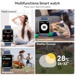 Alexa Fitness Tracker Smart Watch for Sleep & Health