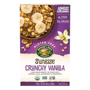 Organic Gluten-Free Crunchy Vanilla Cereal 10.6 Oz