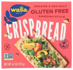 Wasa Gluten-Free Sesame Sea Salt Crispbread 6.1 Oz