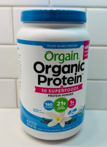 Organic Vegan Protein Powder with 50 Superfoods - Vanilla