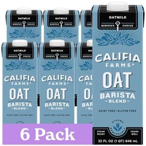 Califia Farms Unsweetened Oat Milk Pack of 6
