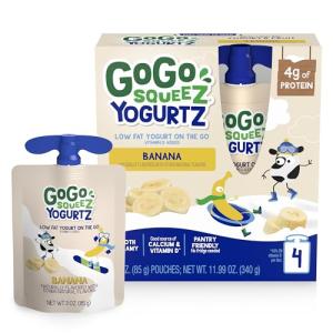 GoGo squeeZ YogurtZ Banana Snacks - Gluten Free Pack