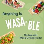 Wasa Gluten-Free Sesame Sea Salt Crispbread 6.1 Oz