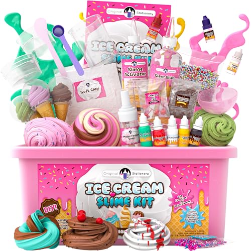 Slime Stationery Kit: Soft Ice Cream & Butter