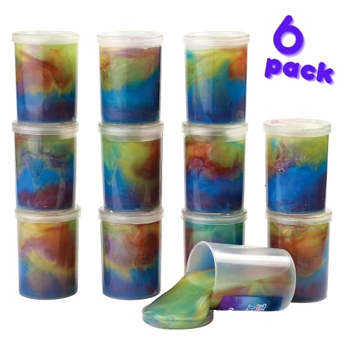 Galaxy Slime Party Favors - 6 Pack Set