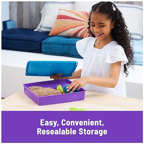 Deluxe Kinetic Sand Beach Castle Set for Kids