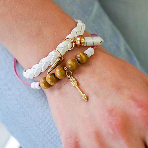 DIY Leather Charm and Tassel Jewelry Craft