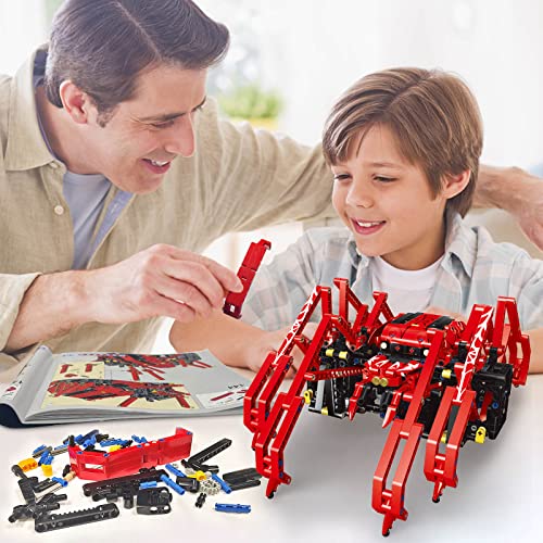 STEM Robot Building Block Kit: App-Controlled Spider Fun
